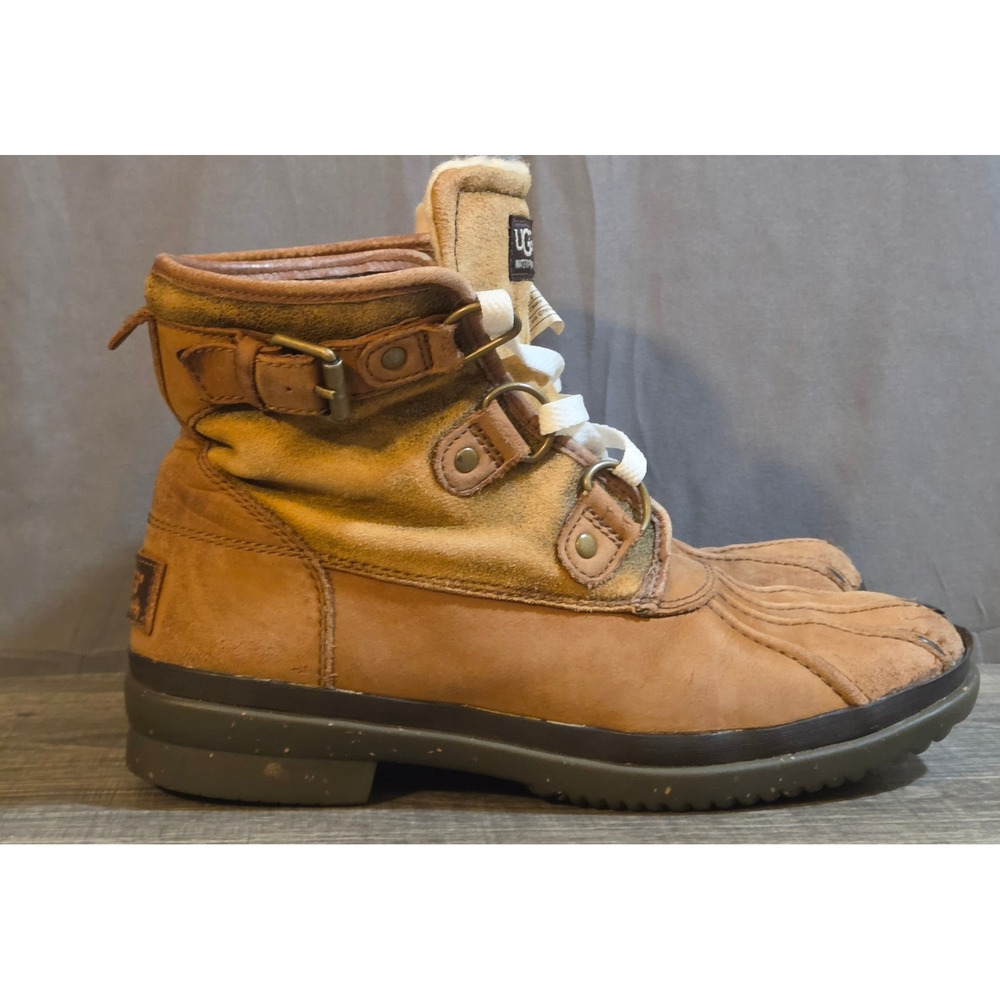 UGG Cecile Ankle Duck Boots Women's Size 7 Brown